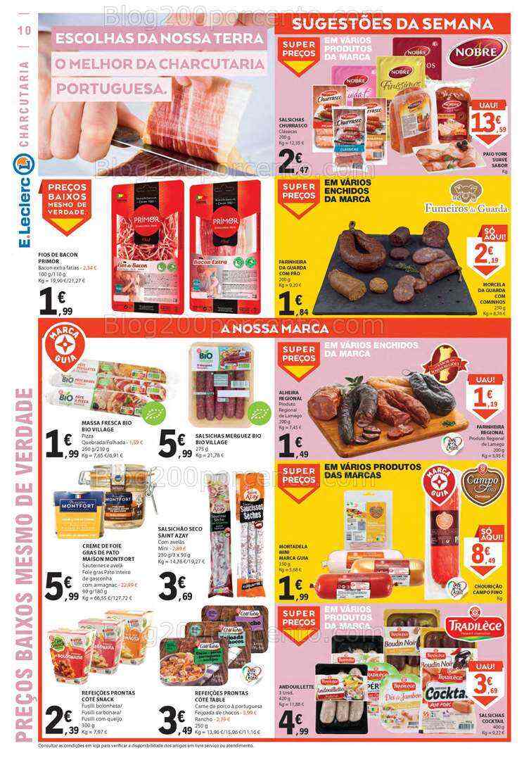 Antevisão Folheto E-LECLERC Promoções de 13 a 19 julho