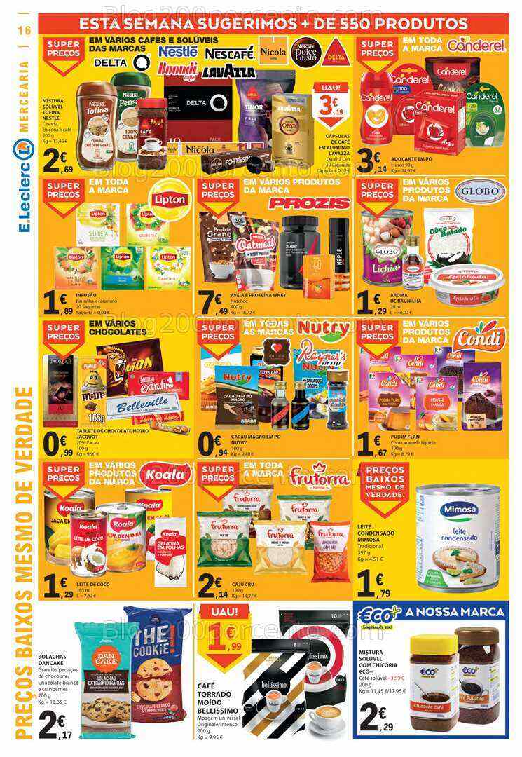 Antevisão Folheto E-LECLERC Promoções de 13 a 19 julho