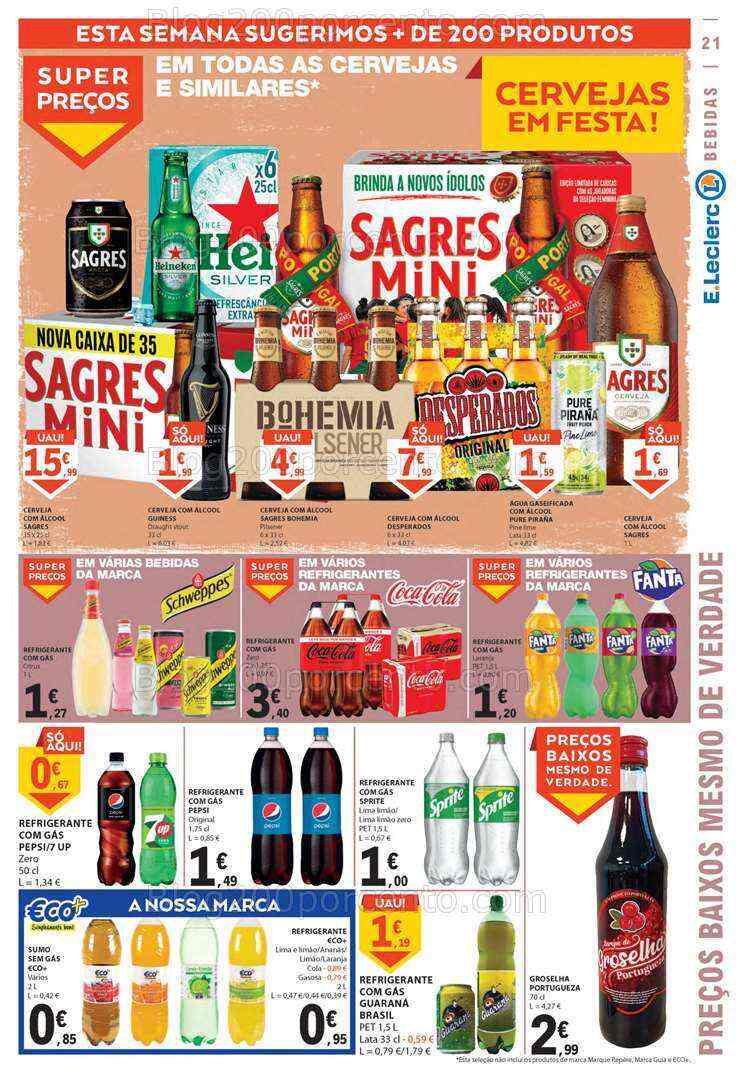 Antevisão Folheto E-LECLERC Promoções de 13 a 19 julho