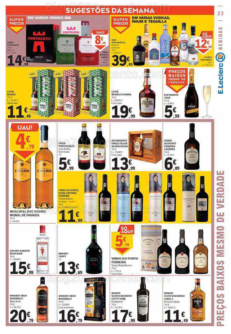 Antevisão Folheto E-LECLERC Promoções de 13 a 19 julho