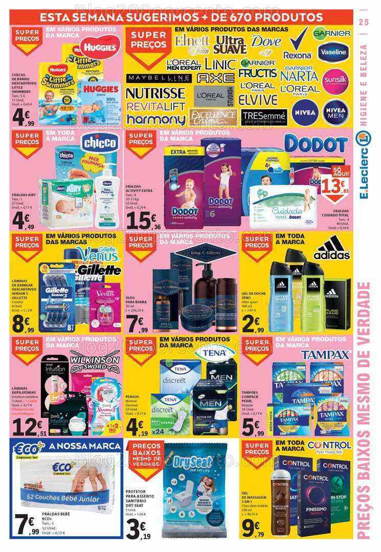 Antevisão Folheto E-LECLERC Promoções de 13 a 19 julho