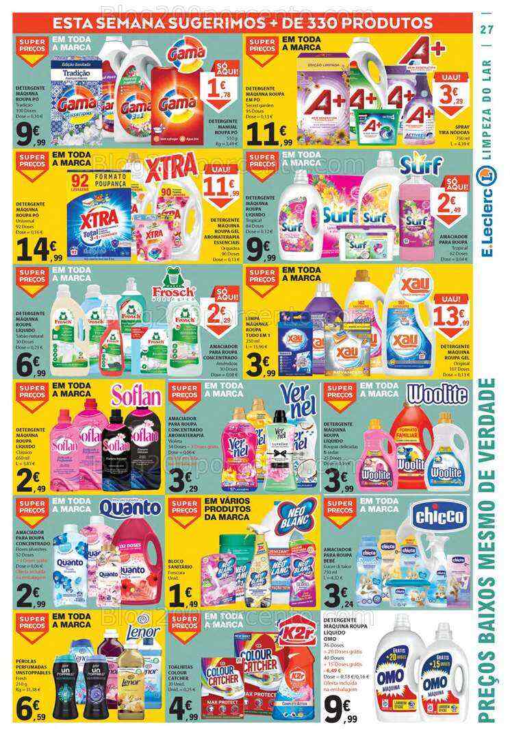 Antevisão Folheto E-LECLERC Promoções de 13 a 19 julho