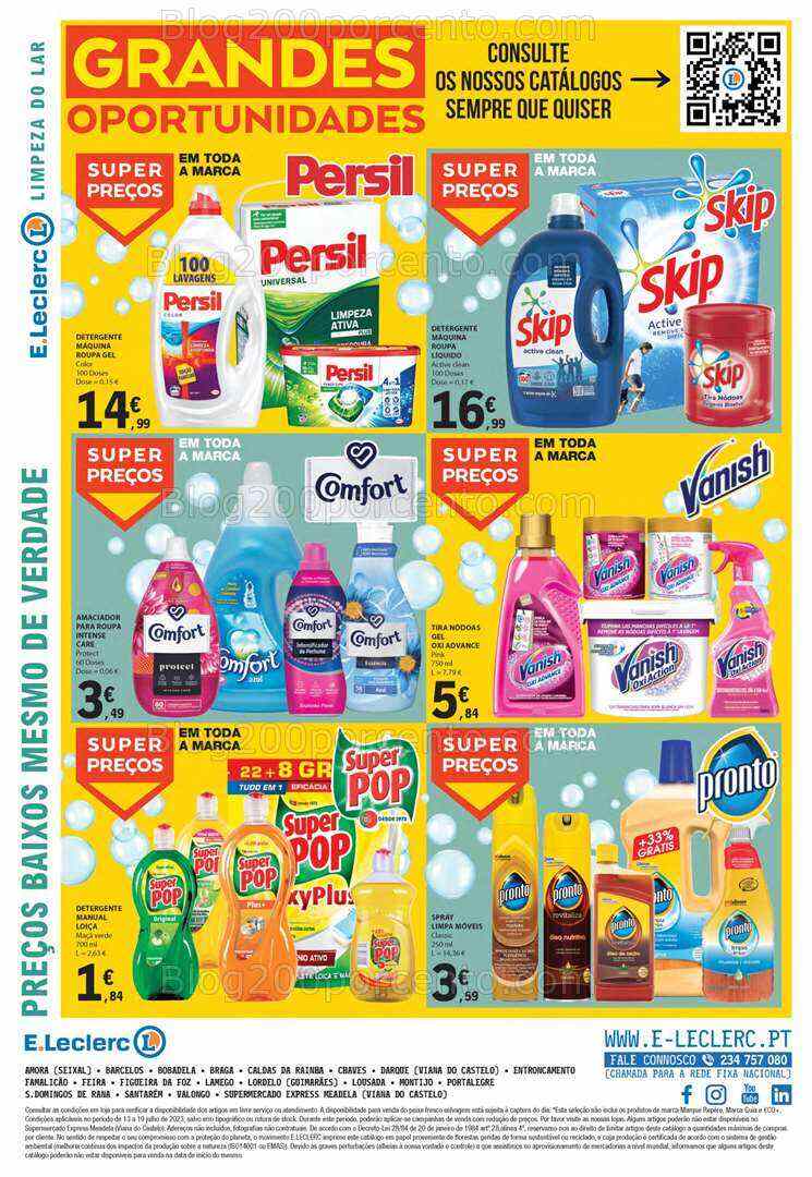 Antevisão Folheto E-LECLERC Promoções de 13 a 19 julho