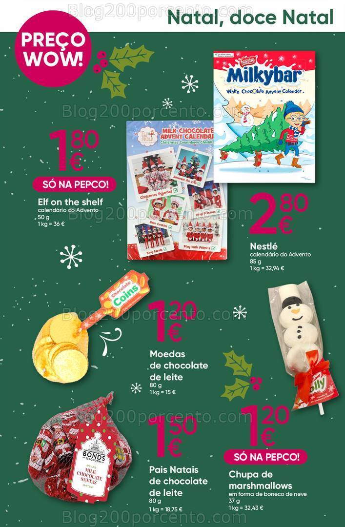 Antevisão Folheto PEPCO Drogaria e Alimentar Promoções de 16 a 22 novembro