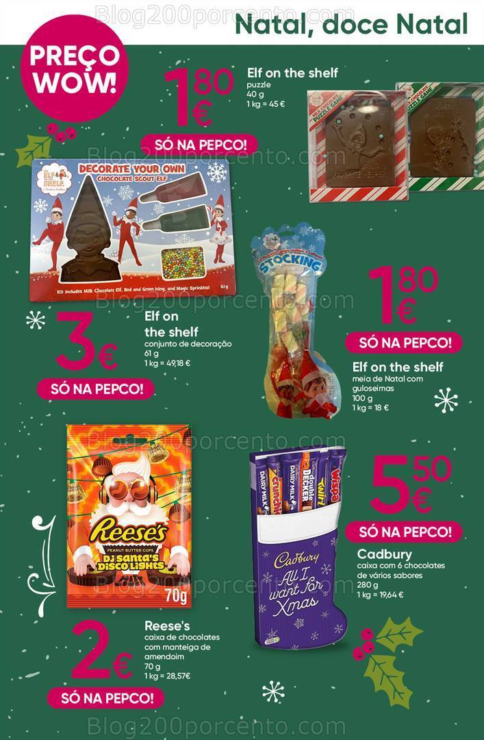 Antevisão Folheto PEPCO Drogaria e Alimentar Promoções de 16 a 22 novembro