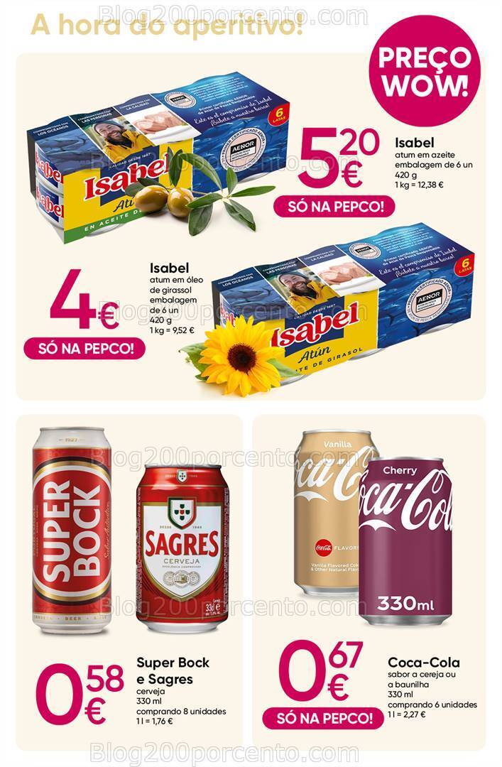 Antevisão Folheto PEPCO Drogaria e Alimentar Promoções de 16 a 22 novembro