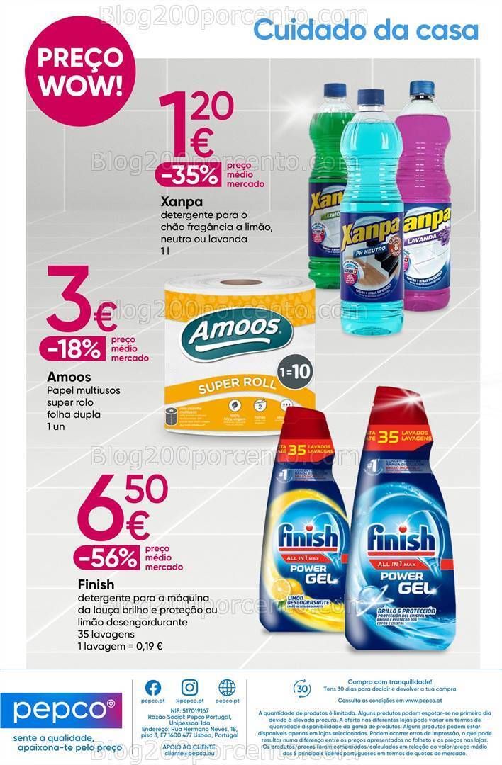 Antevisão Folheto PEPCO Alimentar e Drogaria Promoções de 7 a 20 março