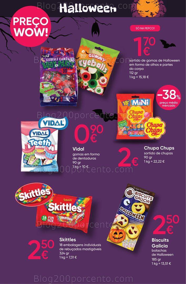 Antevisão Folheto PEPCO Alimentação e Drogaria Promoções de 5 a 18 outubro