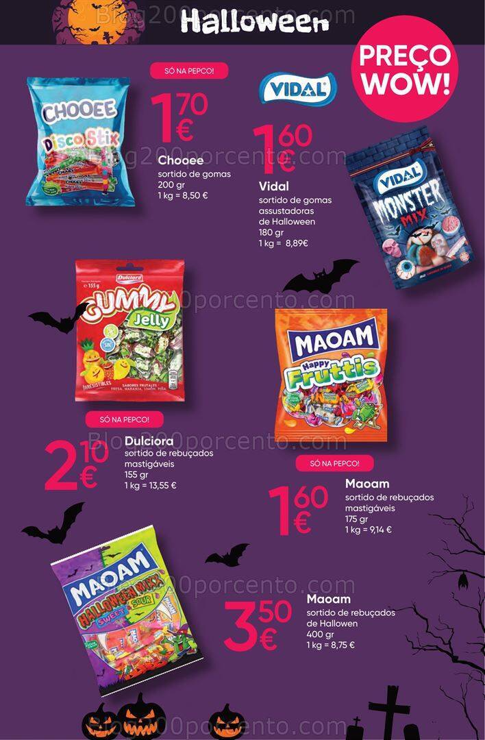 Antevisão Folheto PEPCO Alimentação e Drogaria Promoções de 5 a 18 outubro