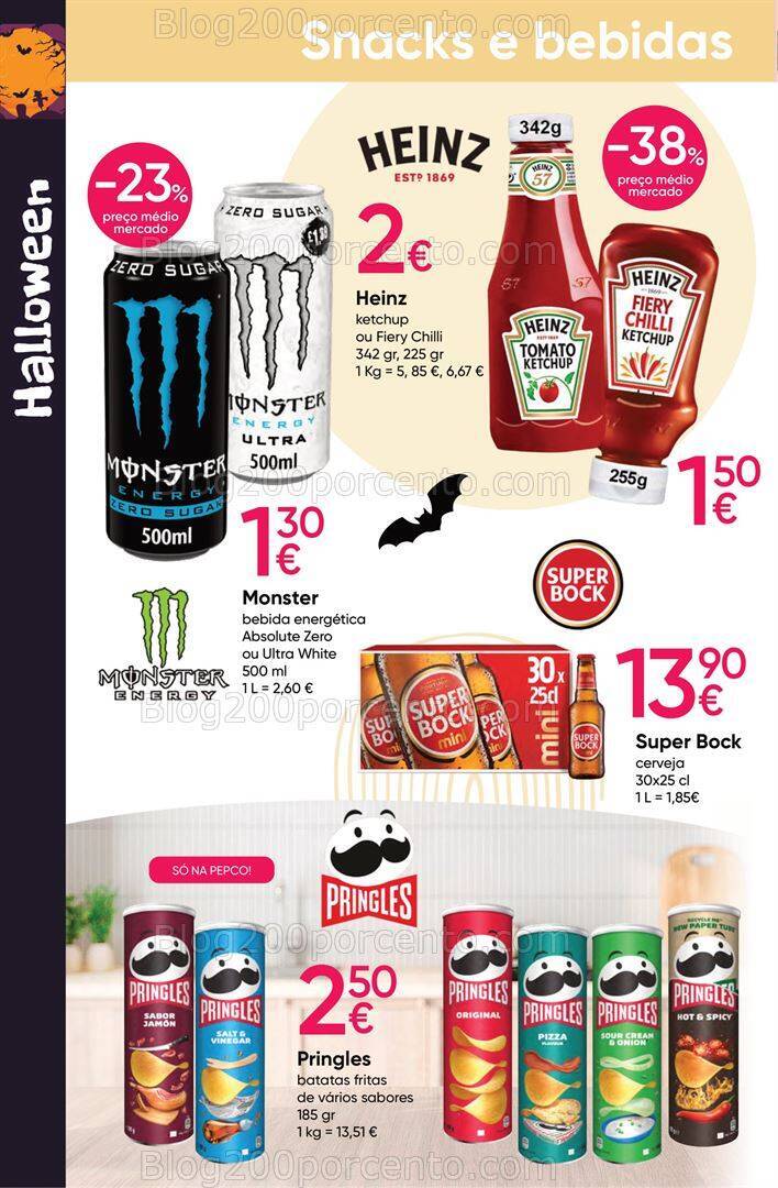 Antevisão Folheto PEPCO Alimentação e Drogaria Promoções de 5 a 18 outubro