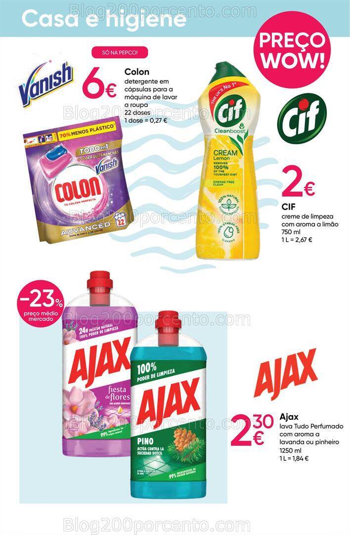 Antevisão Folheto PEPCO Alimentação e Drogaria Promoções de 5 a 18 outubro