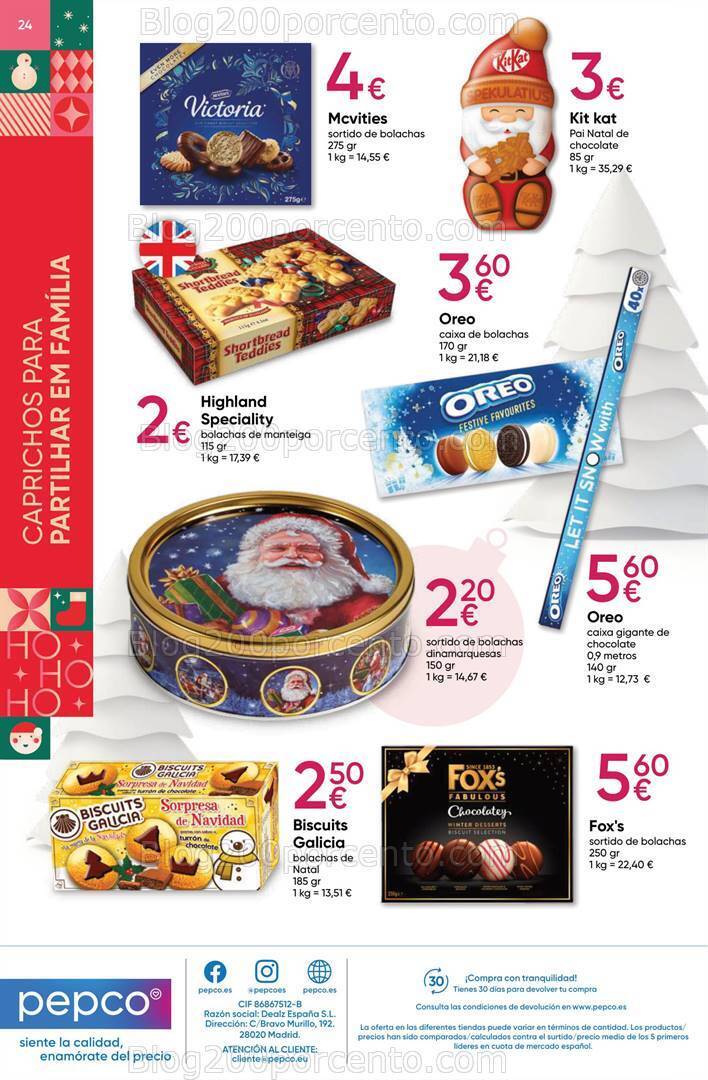 Antevisão Folheto PEPCO Extra Natal e Ano Novo promoções de 3 novembro a 5 janeiro