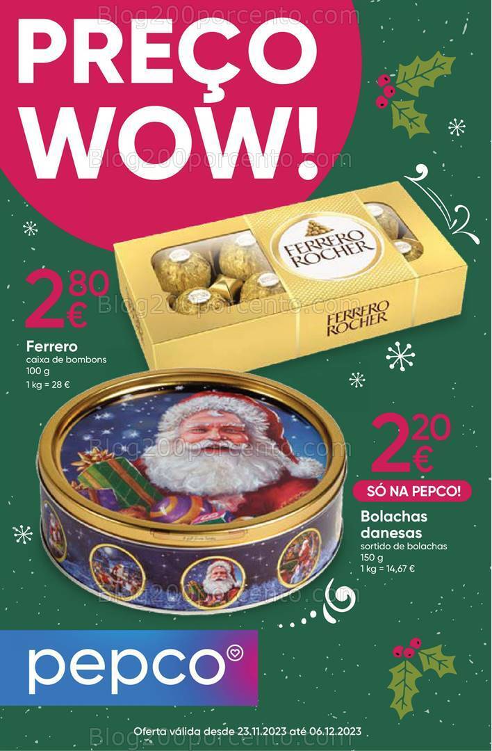 Antevisão Folheto PEPCO Alimentar e Drogaria Promoções de 23 novembro a 6 dezembro