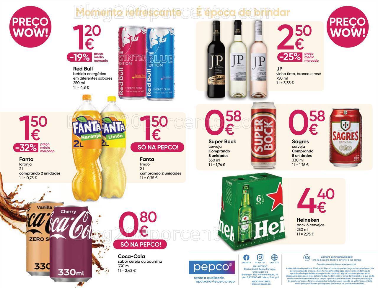 Antevisão Folheto PEPCO Alimentação e Drogaria Promoções de 4 a 10 janeiro