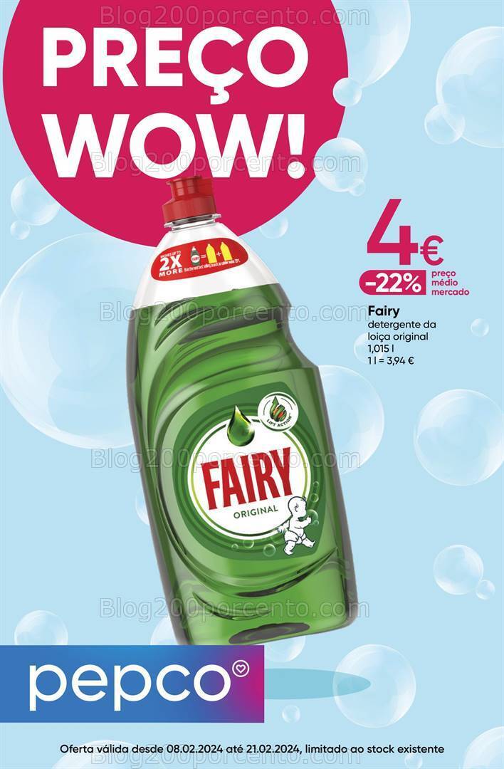 Antevisão Folheto PEPCO Alimentação e Drogaria Promoções de 8 a 21 fevereiro
