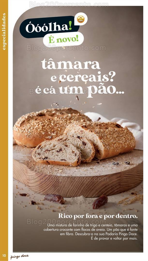 Antevisão Folheto PINGO DOCE Padaria Promoções até 27 maio