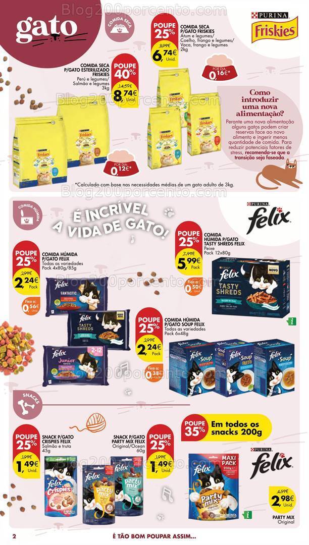 Antevisão Folheto PINGO DOCE Especial Pets Promoções de 3 a 16 outubro
