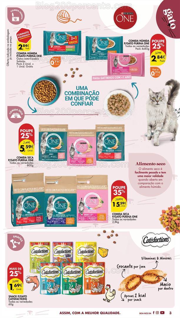 Antevisão Folheto PINGO DOCE Especial Pets Promoções de 3 a 16 outubro