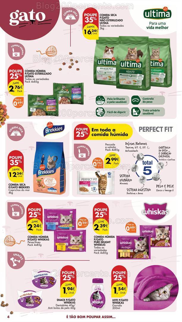 Antevisão Folheto PINGO DOCE Especial Pets Promoções de 3 a 16 outubro
