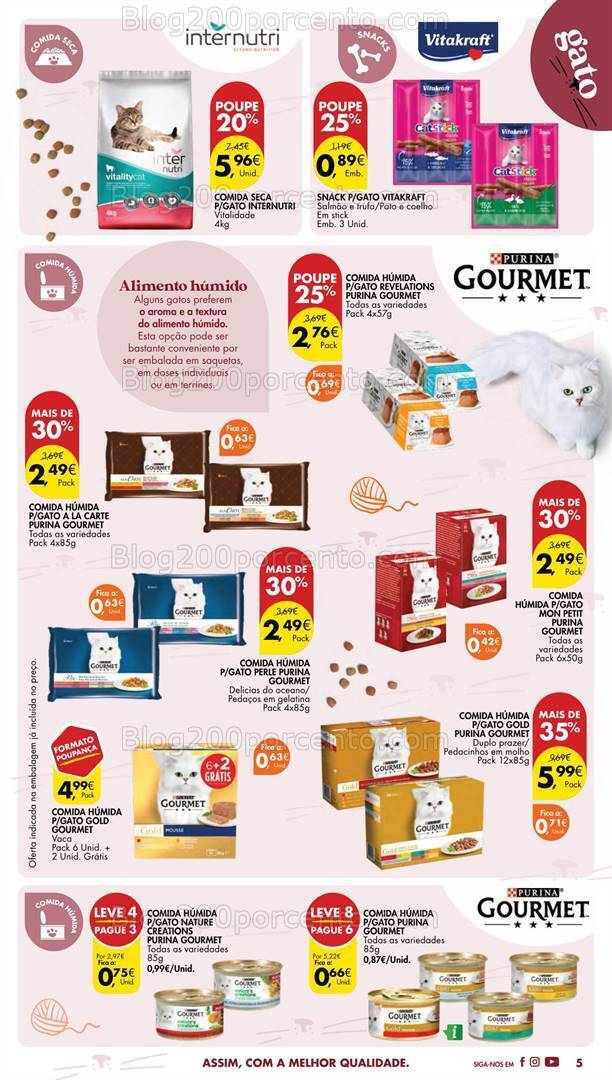 Antevisão Folheto PINGO DOCE Especial Pets Promoções de 3 a 16 outubro