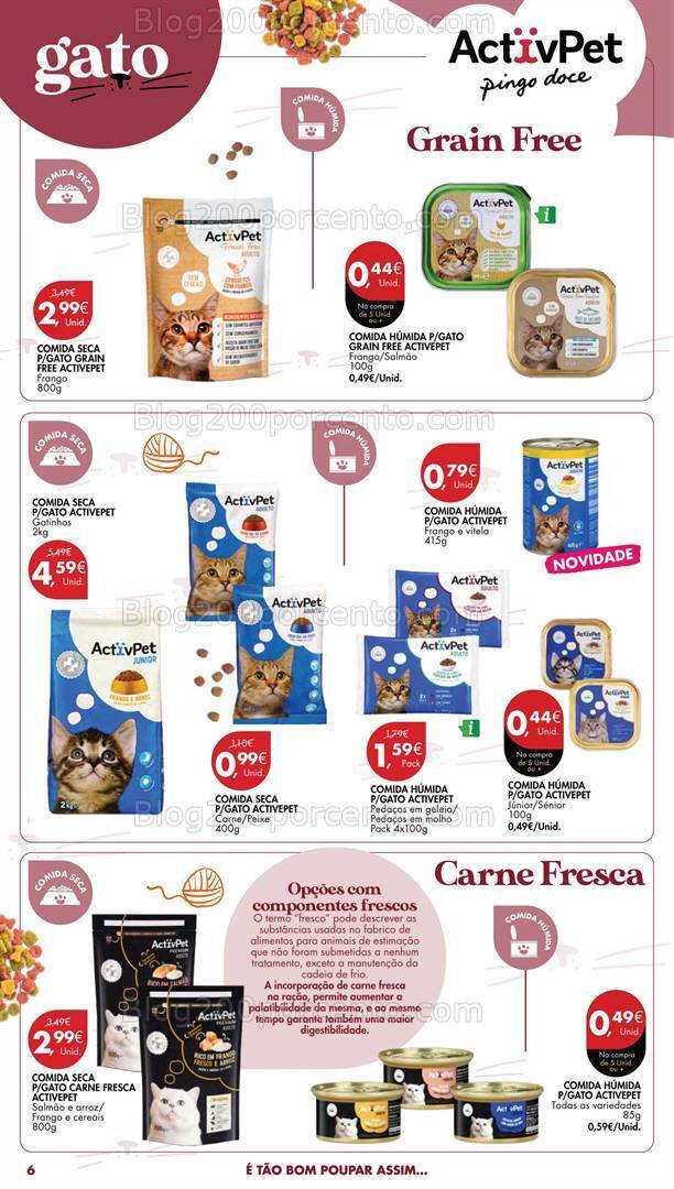 Antevisão Folheto PINGO DOCE Especial Pets Promoções de 3 a 16 outubro