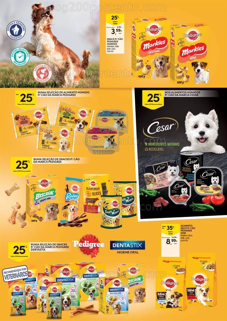 Antevisão Folheto CONTINENTE Açores Animais Promoções de 1 a 15 abril