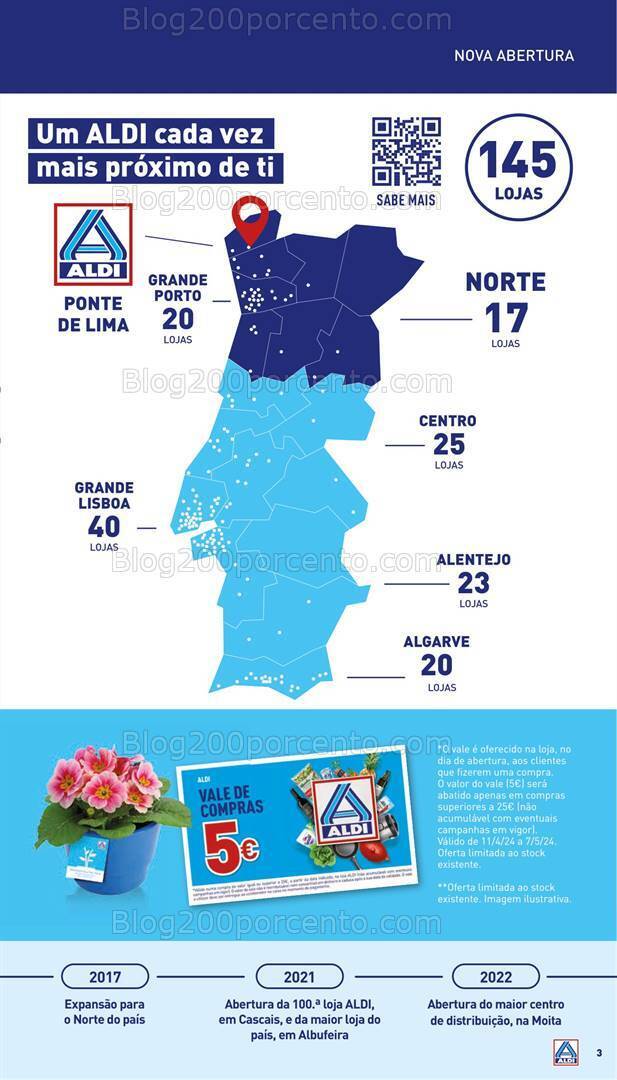 Antevisão Folheto ALDI Aberturas + Bazar Promoções de 10 a 16 abril