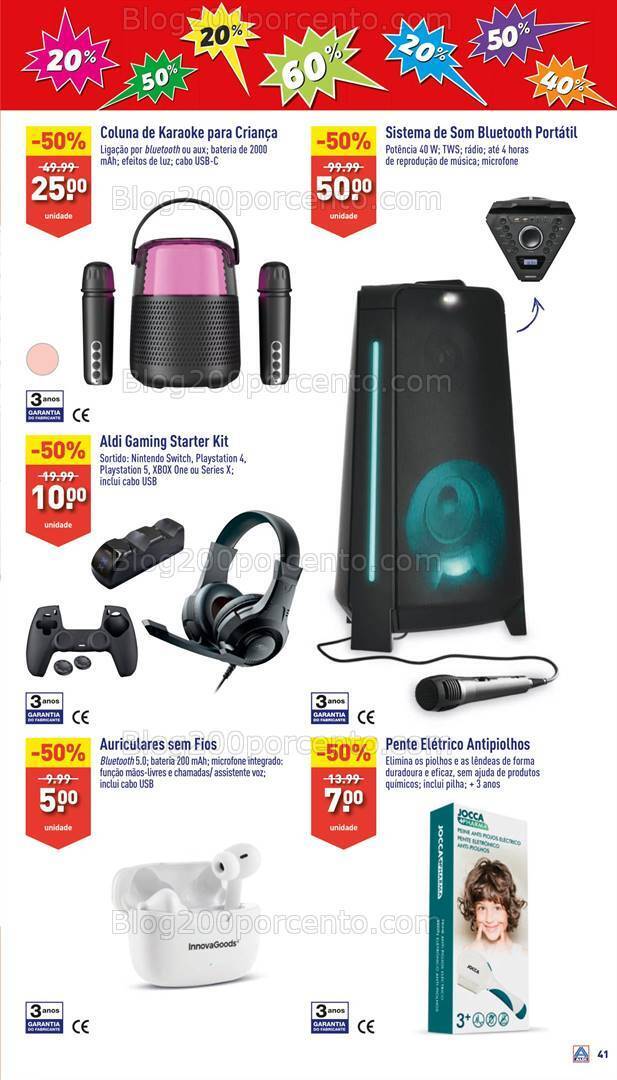 Antevisão Folheto ALDI Aberturas + Bazar Promoções de 10 a 16 abril