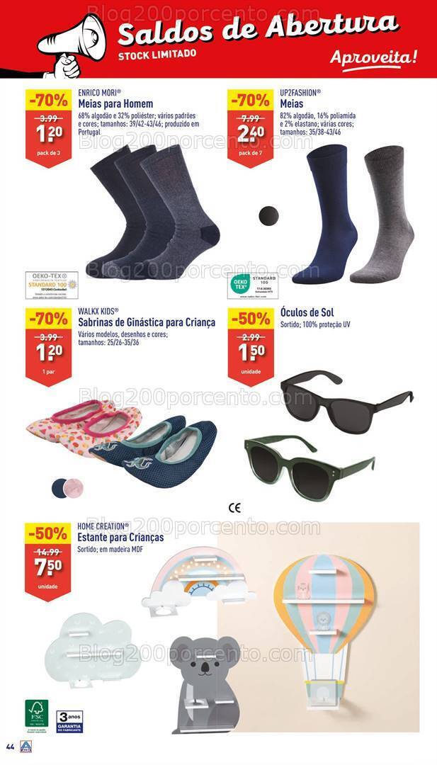 Antevisão Folheto ALDI Aberturas + Bazar Promoções de 10 a 16 abril