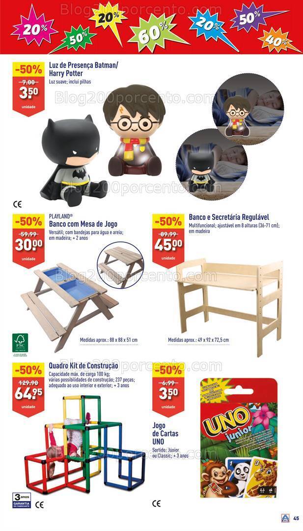 Antevisão Folheto ALDI Aberturas + Bazar Promoções de 10 a 16 abril