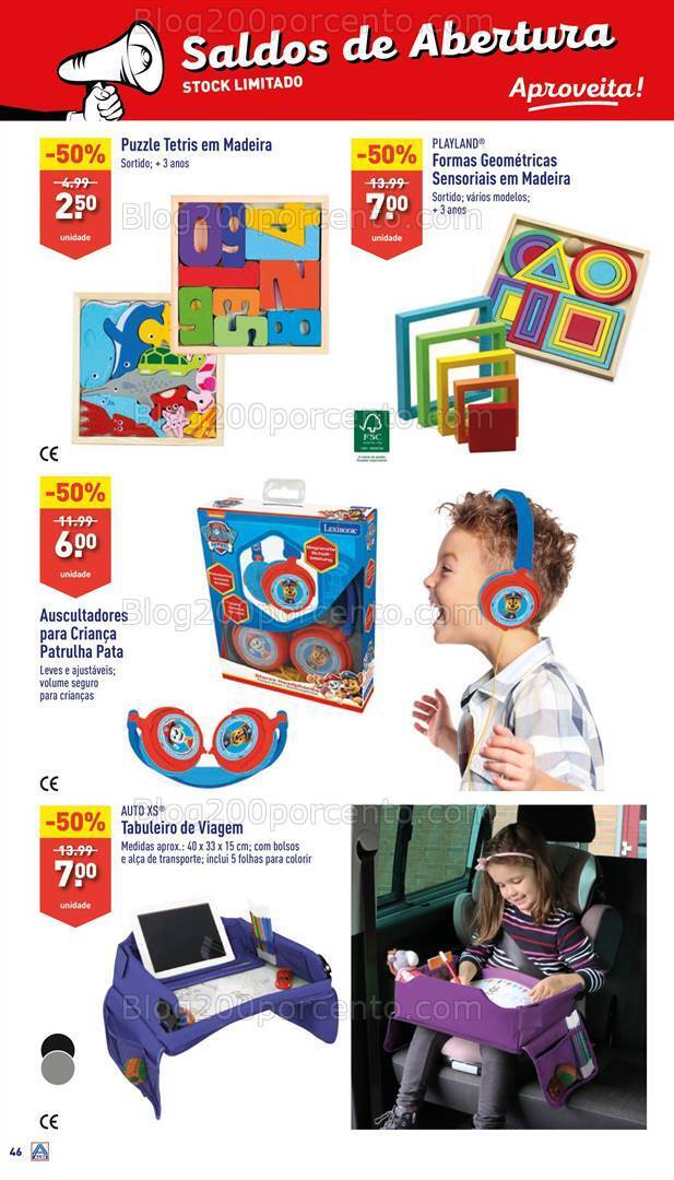 Antevisão Folheto ALDI Aberturas + Bazar Promoções de 10 a 16 abril