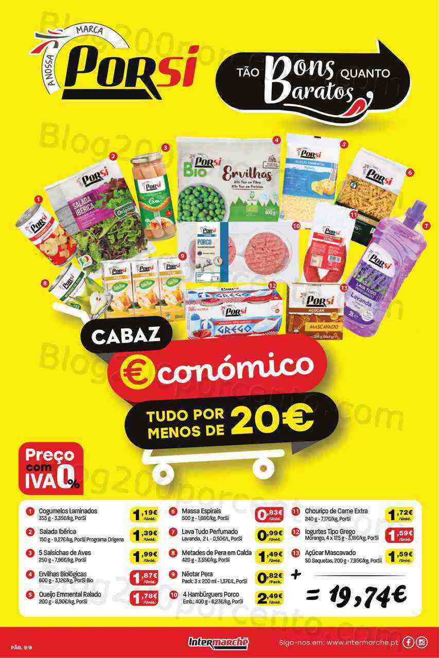 Antevisão Folheto INTERMARCHÉ Promoções Porsi de 25 a 31 maio