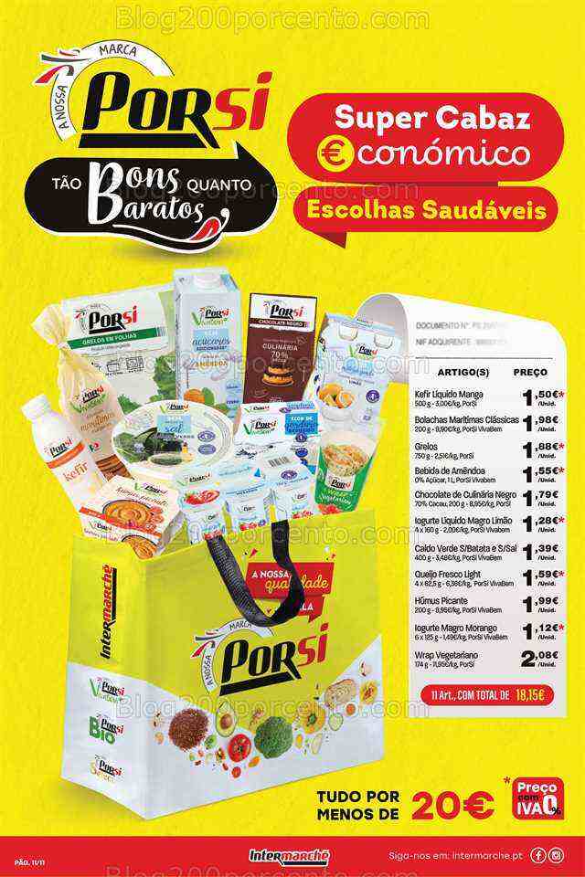 Antevisão Folheto INTERMARCHÉ Por Si Promoções de 22 a 28 julho