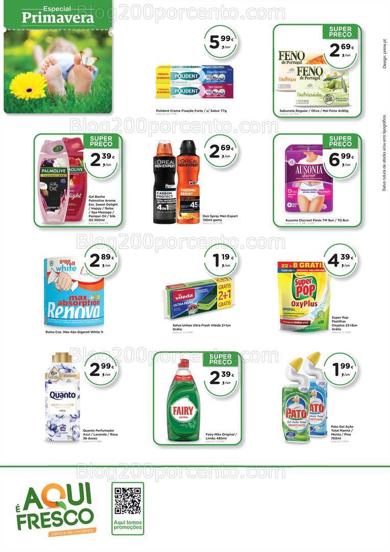 Antevisão Folheto AQUI É FRESCO Promoções de 3 a 14 abril