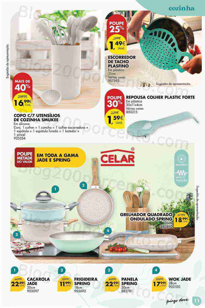 Antevisão Folheto PINGO DOCE Bazar Primavera Promoções de 11 abril a 8 maio