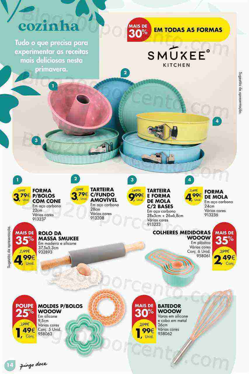 Antevisão Folheto PINGO DOCE Bazar Primavera Promoções de 11 abril a 8 maio