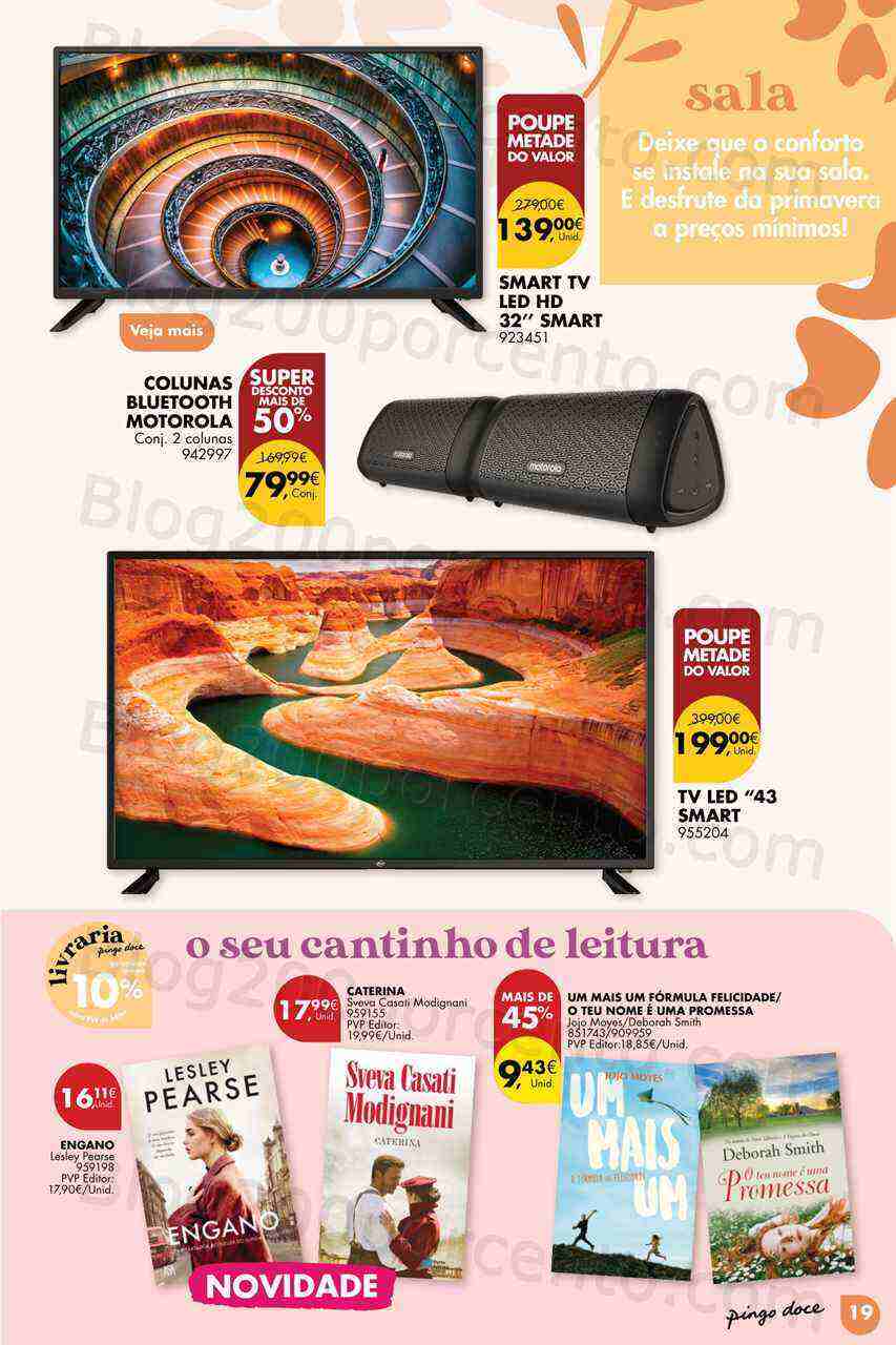 Antevisão Folheto PINGO DOCE Bazar Primavera Promoções de 11 abril a 8 maio
