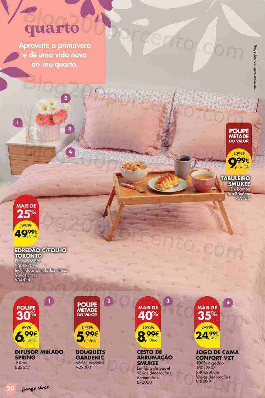 Antevisão Folheto PINGO DOCE Bazar Primavera Promoções de 11 abril a 8 maio