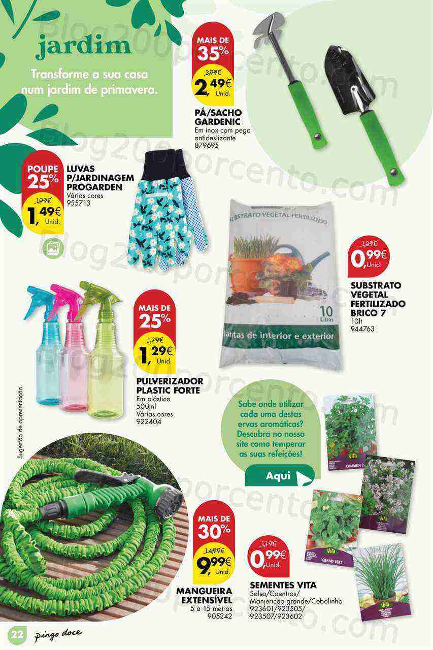 Antevisão Folheto PINGO DOCE Bazar Primavera Promoções de 11 abril a 8 maio