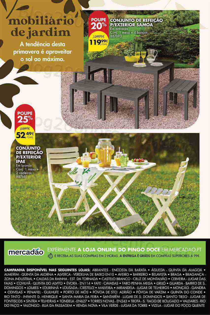 Antevisão Folheto PINGO DOCE Bazar Primavera Promoções de 11 abril a 8 maio