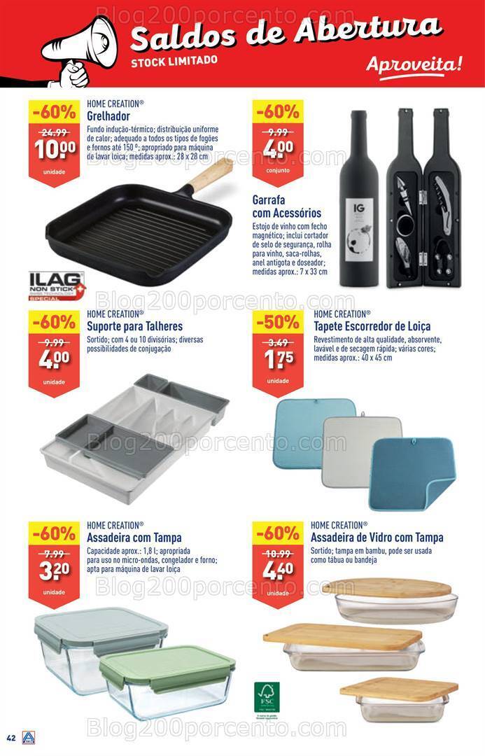 Antevisão Folheto ALDI Abertura + Saldos Promoções de 8 a 14 dezembro