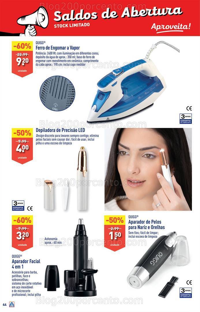 Antevisão Folheto ALDI Abertura + Saldos Promoções de 8 a 14 dezembro