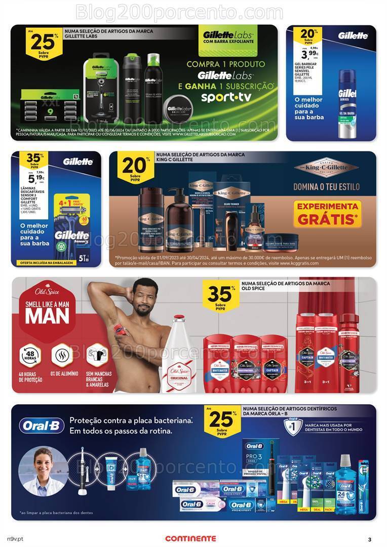 Antevisão Folheto CONTINENTE Açores Higiene - Limpeza Promoções de 1 a 15 abril