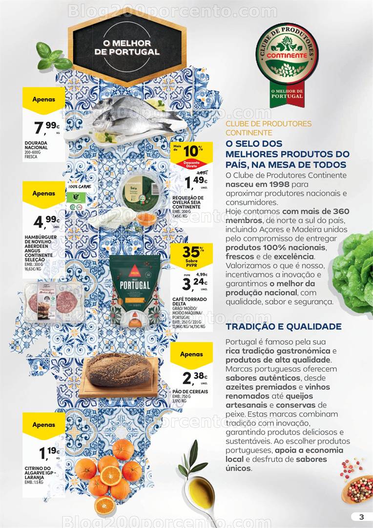 Antevisão Folheto CONTINENTE Produção Nacional Promoções de 6 a 18 maio