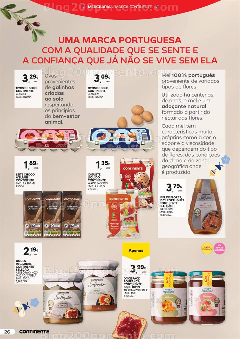 Antevisão Folheto CONTINENTE Produção Nacional Promoções de 6 a 18 maio