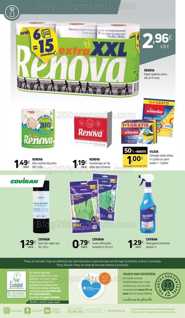 Antevisão Folheto COVIRAN Promoções até 20 outubro