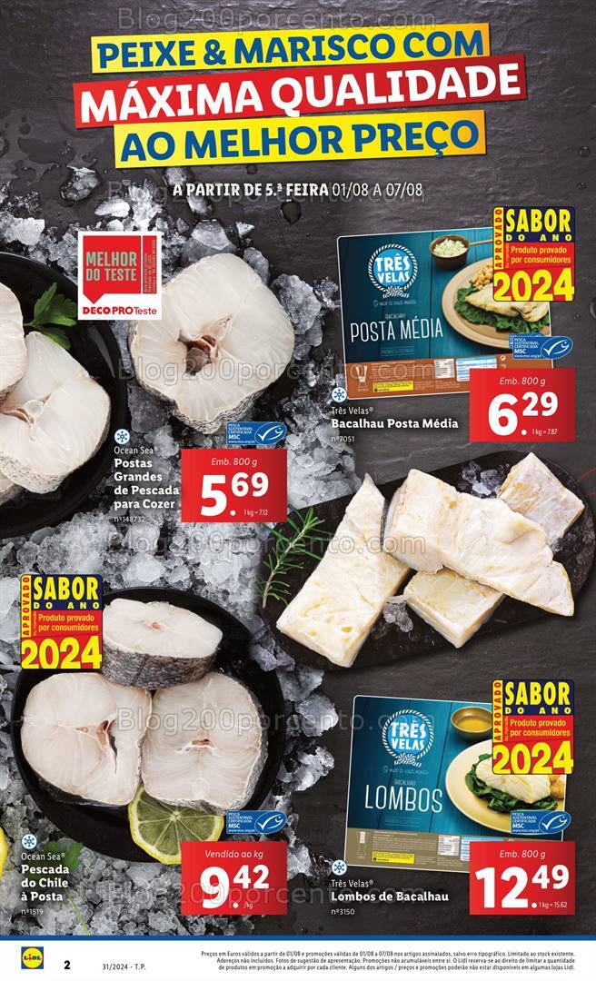 Antevisão Folheto LIDL Promoções de 1 a 7 agosto