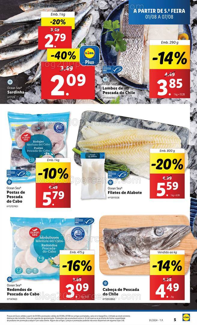 Antevisão Folheto LIDL Promoções de 1 a 7 agosto