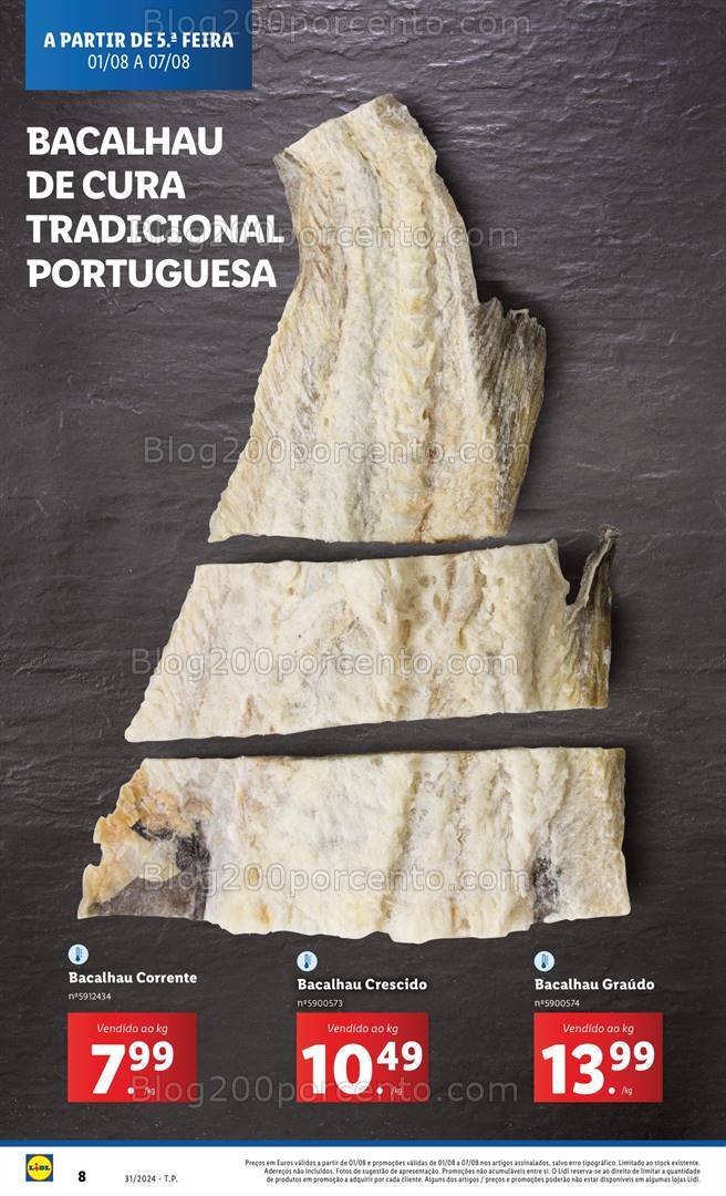 Antevisão Folheto LIDL Promoções de 1 a 7 agosto