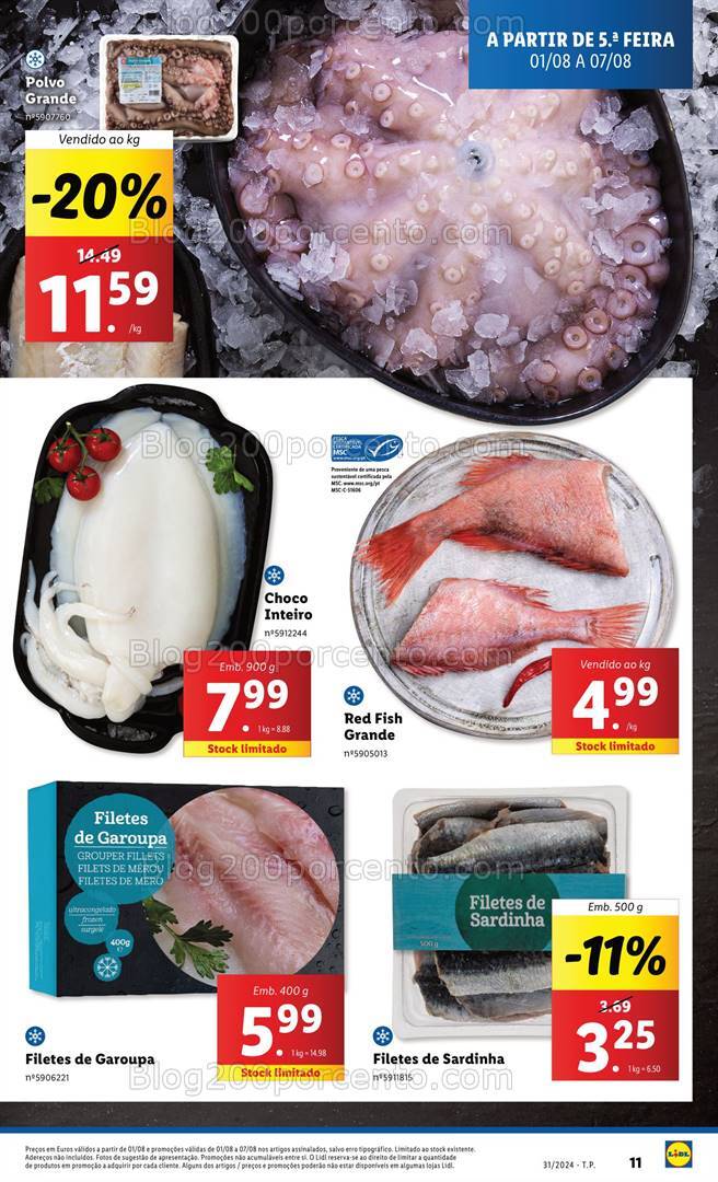 Antevisão Folheto LIDL Promoções de 1 a 7 agosto